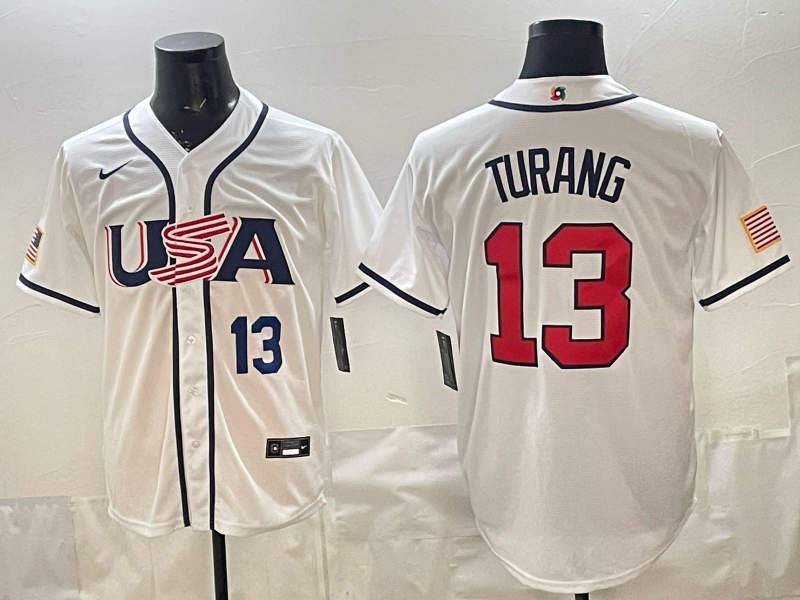 Men 2026 World cup white MLB Nike jersey 001012
